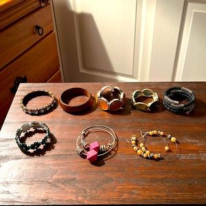 Bangles, bracelets, and earrings . Bundle